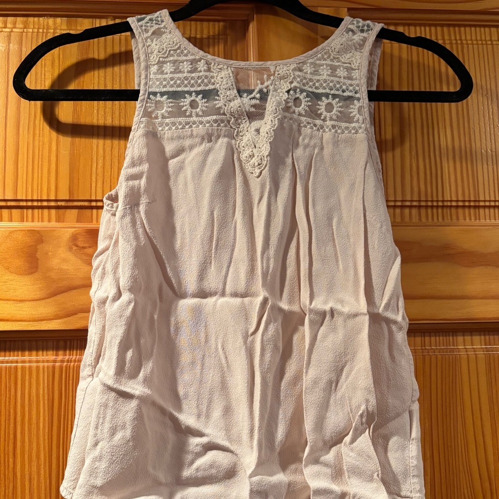 Monteau lace detailed tank top